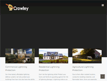Tablet Screenshot of crowleylightning.com
